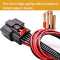 12-pin Male Female Electrical Connector 20051k Harness Wire Pigtail