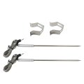 2-pack 2 5mm Meat Thermometer Probe Replacement Temperature For Thermopro Tp20 Tp17 Tp16 Tp10 Tp09 Tp08 Tp-08s Tp-07 Tp06s Tp04