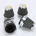 Innoglow 4pcs Motorcycle Air Filters Universal 54mm Intake Filter Pod Cleaner For Honda Yamaha Suzuki Kawasaki