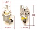 The Rop Shop Carburetor For Onan Cummin 2 8kv Microlite Rv Generator With Emission Engines