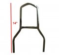Sissy Bar Backrest For 2014-up Indian Chief Classic Vintage Dark Chrome