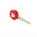 Newsmarts Red Motorcycle Blank Key Uncut Blade Replacement For Yamaha Yzf-r25 Yzf-r3 All Year