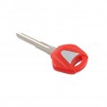 Newsmarts Red Motorcycle Blank Key Uncut Blade Replacement For Yamaha Yzf-r25 Yzf-r3 All Year