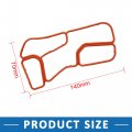 A Absopro Engine Oil Filter Housing Gasket Set 2721840080 2721840280 Cooler Seal For Mercedes-benz Ml450 2010-2011 Set Of 2