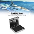 Adjustable Drink Holder Kimiss Foldable Cup Water Stand Stainless Steel Mount For Boat Yacht Car Yachting Rv