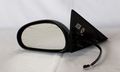 Ford Mustang Driver Side Power Non Heated Replacement Door Mirror Smooth Black Painted Finish Convex Glass Left Mount