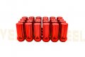 4 Pc 5x150 Mm Hub Centric Wheel Spacers Adapters 5x150 1 Thick 14x1 5 20 Red 7 Spline Duplex Lug Nuts 2 Keys Works With 07-19 