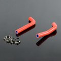 Silicone Radiator Hose Kit For Yamaha Yfz450 2004-2008 Red With Clamps 