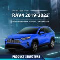 Front Door Lower Molding Trim Left Side For Toyota Rav4 2019-2022 750740r070 To1304111