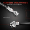 A-premium Front Brake Hydraulic Hose Compatible With Select Chevy Gmc And Isuzu Models Civic 1995 5l 6l Del Sol994-1997 1