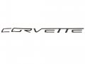 2005-13 Corvette Rear Bumper Lettering Carbon Fiber