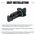 Uxcell Car Mass Air Flow Sensor Replacement No 2810039450 For Hyundai Santa Fe Gls Lx 3 5l V6 Gas 2003-2005