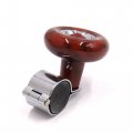 Uxcell Mahogany Tone Steering Wheel Assist Knob Power Handle For Car Truck