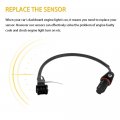 Ocpty 2pcs Engine Crankshaft Position Sensor Fits For 2010-2014 Hyundai Santa Fe 2006-2014 Sonata 2010-2013 Tucson Kia Forte