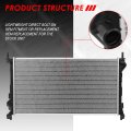 Dpi 13184 Factory Style 1-row Cooling Radiator Compatible With Ford Transit Connect At 2010-2013 Aluminum Core