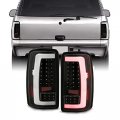Akkon Fits 2000-2006 Chevy Tahoe Suburban Gmc Yukon Xl 1500 2500 C-tube Parking Led Reverse Black Tail Light Brake Lamp Pair 
