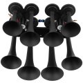 8 Trumpet 135db Electric Train Horn With Air Compressor Truck 12v For Pickup Trains Cars Boats Trucks Motorcycle