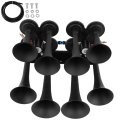 8 Trumpet 135db Electric Train Horn With Air Compressor Truck 12v For Pickup Trains Cars Boats Trucks Motorcycle