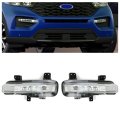 Led Fog Lights Assembly For 2020 2023d Explorer Replacement For Fo2592254 Fo2593254 Clear Lens Bumper Driving Lamps With Bulbs 