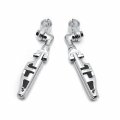 Xkh-chrome Short Angled Adjustable Peg Mounting Kit Flat End Footrest Foot Pegs Compatible With V-star Roadstar Suzuki