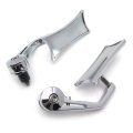 Smt-universal Compatible With Suzuki Kawasaki Yamaha Harley For Any 7 8 Or 1 Diameter Handle About Electric Car Chrome Mirrors
