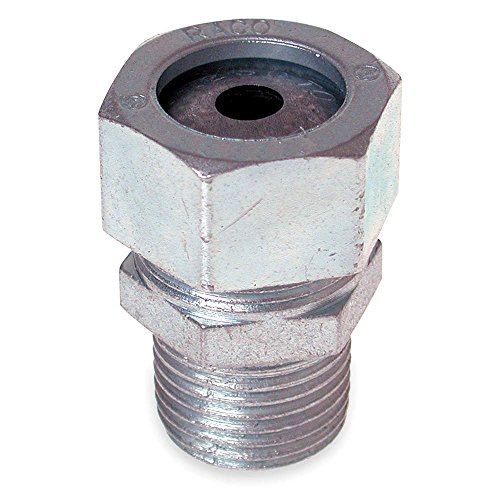 Liquid Tight Connector 1 2in Silver