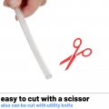 Shower Door Strip Seal For Glass 7 32 In X 98 4 Clear Pvc Frameless Sweep Water Barrier Rolls