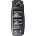 Driver Side Window Switch For Dodge Grand Caravan 2008 2009 2010 2011 Front Black Push Button With Blade Terminals And 2 Female
