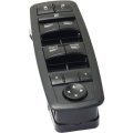 Driver Side Window Switch For Dodge Grand Caravan 2008 2009 2010 2011 Front Black Push Button With Blade Terminals And 2 Female