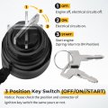 M Mati Ignition Key Switch 6wires For Kawasaki Mule 2010 2020 2030 2500 2510 2520 500 520 550 1990-2004 Sx 2017-2023 4000 4010