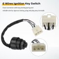 M Mati Ignition Key Switch 6wires For Kawasaki Mule 2010 2020 2030 2500 2510 2520 500 520 550 1990-2004 Sx 2017-2023 4000 4010