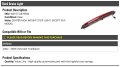 3rd Third Brake Light Lens Center High Mount Stop Lamp Compatible With 2002-2009 Chevy Trailblazer Except Xuv Model