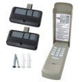 2 Garage Door Visor Remote And Keypad For Liftmaster Sears 877lm 891lm 893lm With A Yellow Learn Button 
