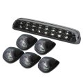 Auto Dynasty Smoked Rear Led Third Brake Cargo Reverse Light And 5pcs Housing Yellow Cab Roof Top Lamps For F250 F350 F450 F550 