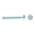 Prime-line Hex Lag Screws 3 8 In X 2-1 2 A307 Grade A Zinc Plated Steel 50 Pack