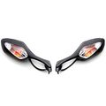 Kratora Honda Cbr 1000rr Black Oem Style Racing Mirrors W Turn Signals Left Right 2008-2012