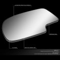 Driver Left Side Door Rear View Mirror Glass Lens Replacement Compatible With 2000-2006 Silverado Tahoe Gmc Sierra Yukon