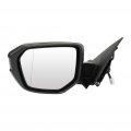 Ocpty Driver Side Mirror For 2016-2018 Honda Civic Outside Accessories Easy-adjustable Power Manual Folding View
