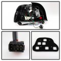 Acanii For 1997-2000 Bmw E39 5-series Led Red Clear Tail Lights Brake Lamps Replacement Pair Driver Passenger Side