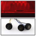 Acanii For 1997-2000 Bmw E39 5-series Led Red Clear Tail Lights Brake Lamps Replacement Pair Driver Passenger Side