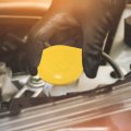 Acropix Windshield Washer Fluid Reservoir Bottle Cap Cover Fit For Subaru Forester With Ruler Pack Of 4 Yellow