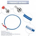 X Autohaux 80cm 31 5 Length 10mm Id Motorcycle Hydraulic Brake Line Oil Hose Pipe 28a 0a Stainless Steel Braided Cable For Atv