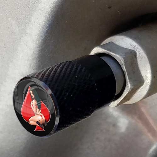 Tricktoppers Vivid Black Anodized Billet Aluminum Tire Wheel Valve Stem Dt Caps For Cars Trucks Trailers Suv S Rv S Motorcycles