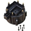 Aip Electronics Black Hei Male Terminal Ignition Distributor Cap For V6 Distributors Oem Fit Cap1023-blk
