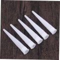 Doitool Caulk Tool 60pcs Plastic Polyurethane Sealant Tips Disposableing Nozzle Sausage Nozzles Tube Caulk Trimmer Screw-in