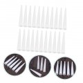 Doitool Caulk Tool 60pcs Plastic Polyurethane Sealant Tips Disposableing Nozzle Sausage Nozzles Tube Caulk Trimmer Screw-in