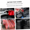 Wakauto 3 Pairs Battery Terminal Car Bolt Covers Cable Negative Cover Rubber Auto Wiring Cap