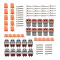 Dtp Electrical Connectors 10 Kit 2 Pin 25a Ip67 For 12 16 Awg Wire Size Solid Terminals Automotive Truck Marine Off Road Wiring 