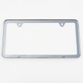 100 Stainless Steel Mirror Polished License Plate Frame Slim 2-hole