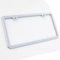 100 Stainless Steel Mirror Polished License Plate Frame Slim 2-hole